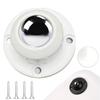 1/4Pcs Self Adhesive Type Mute Ball Universal Wheel Furniture Casters Wheels Stainless Steel Wheel 360° Rotation