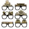 A60ZNYE Photo Booth Props Accessories 36 PCS-Complete Happy New Year Decorations Kit-Wearables Gift Supplies For New Years Party