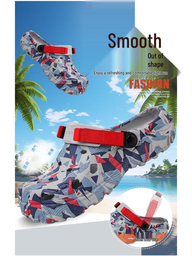 2024 Herren Trendige Streetart Sportsandalen: Coole, modische Sommer-Outdoor-Bekleidung