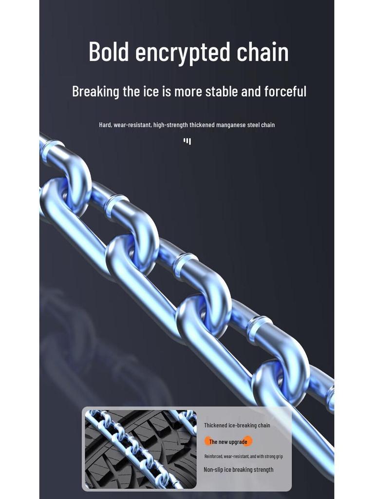 Compatible Snow and Mud Tire Chains for Great Wall Haval H6, H2, H4, H5, H7, Big Dog M6 Cars