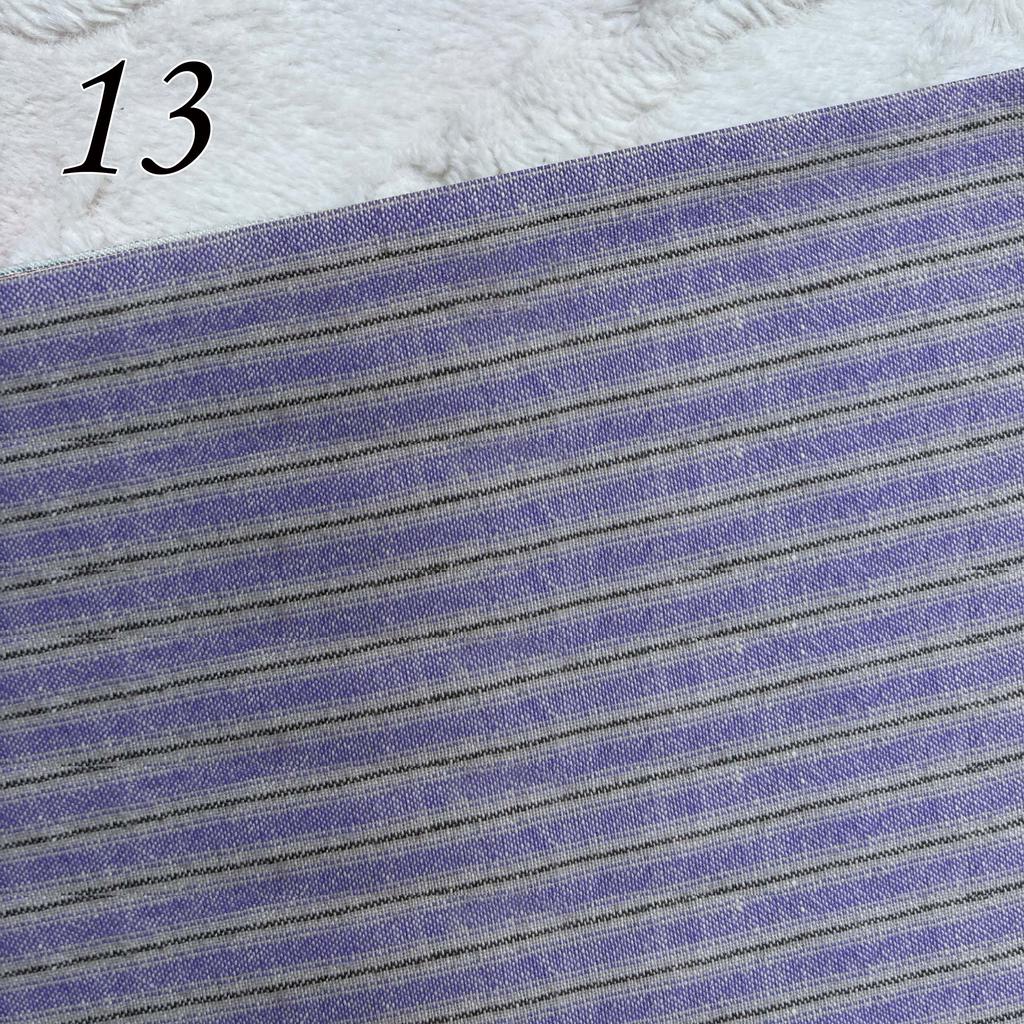 בד משבצות פסים 13 צבעים בד יפני צבוע בחוט בד DIY תפירה ידנית טלאים חבילת בד 100% כותנה