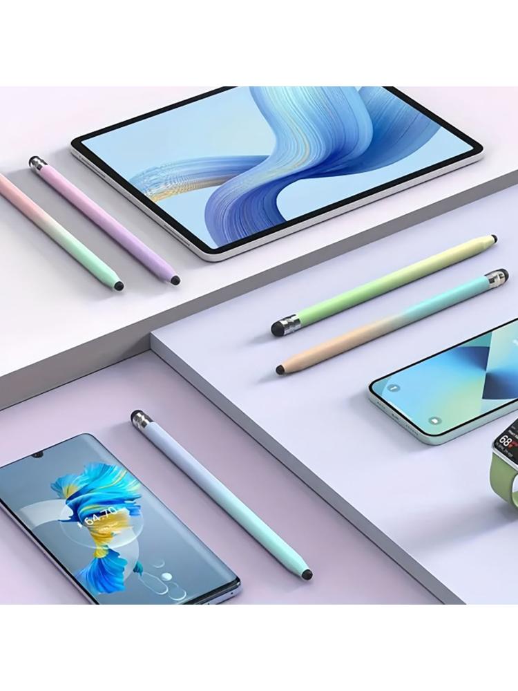 Double Head Capacitive Pen Gradients Color Styluses Pen for Adults Universal for Phone Tablet Touch Screens Sensitivity