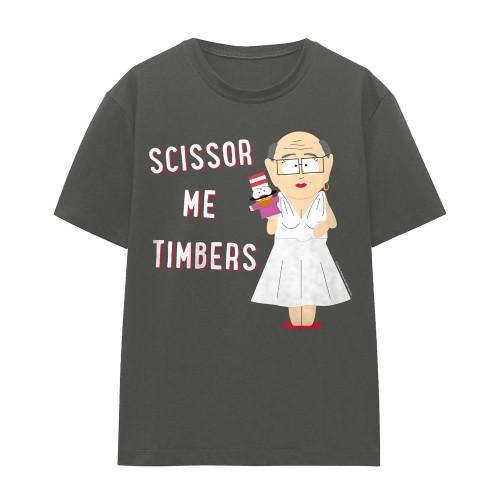 South Park Unisex Adult Scissor Me Timbers T-Shirt
