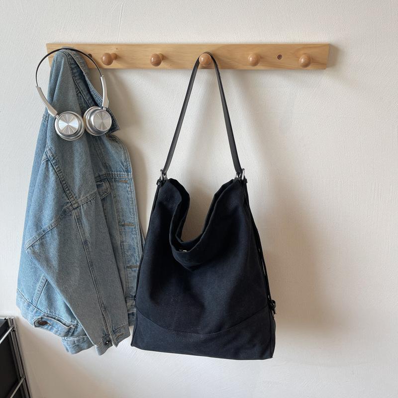 Versatile Large-capacity Shoulder Bag Summer New Canvas Casual Fashion Shoulder Messenger Bag Tote Bag
