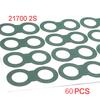 100pcs Self-Adhesive 21700 18650 26650 Battery Insulating Gasket, Hollow Paperboard Electrical Insulation Pad Rings 1S-8S Solid