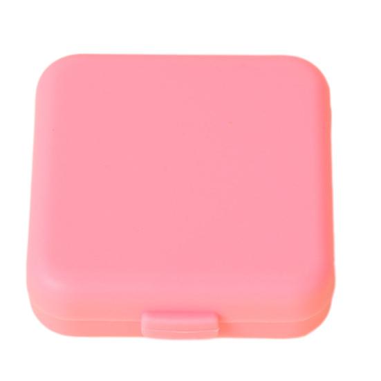 Pill Organizer with Buckle Sealing Design 4 Compartments Dose Management Container Moisture Proof Pill Storage Portable Pill Box for Travel Daily