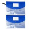 Waterproof Paper Storage Expandable Document Folder with Label Slot, Layered Design PP File Durable Bag Envelope, Secure Rope Closure Organizer