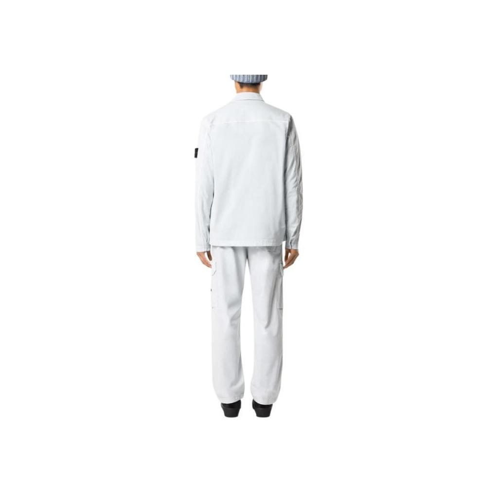 STONE ISLAND Ss26 Frühling Sommer Kollektion Einzelne Tasche Design Vielseitig Bequem Langarmhemd Unisex Hemden L1S151200001S0004-V0141