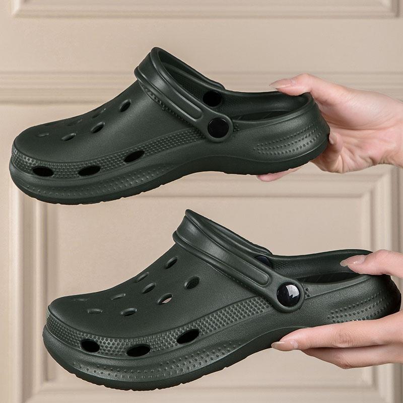 Summer Men Clogs Sandals Men'S And Women'S Leisure Slippers Beach Slides Home Garden Shoes Outdoor Sandals Plus Size46 47 48