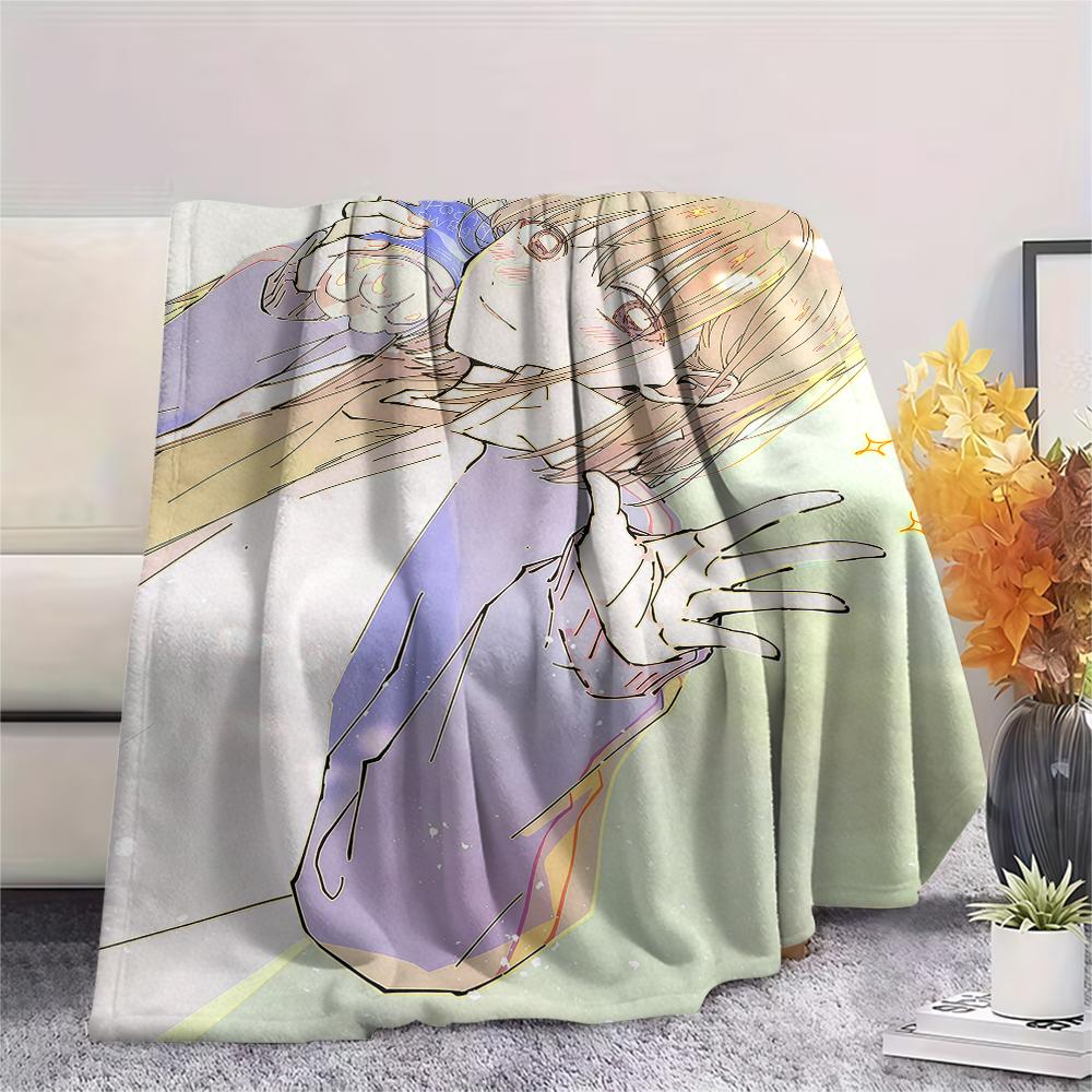 1PC A Silent Voice Print Flannel Blanket, High quality All Seasons, Home Decor, Warmth and Comfort, Perfect for Christmas Gifts