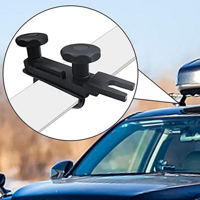 Roof Rack Clamps 4pcs Car Van Mounting Fitting Kit 85mm Internal Width Roof Rack Clamps With 8 Lock Nuts 2 Straps For Most Cars