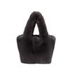 Elegant Plush Women's Handbag: Trendy, Fashionable, Versatile Autumn/Winter Bucket Bag