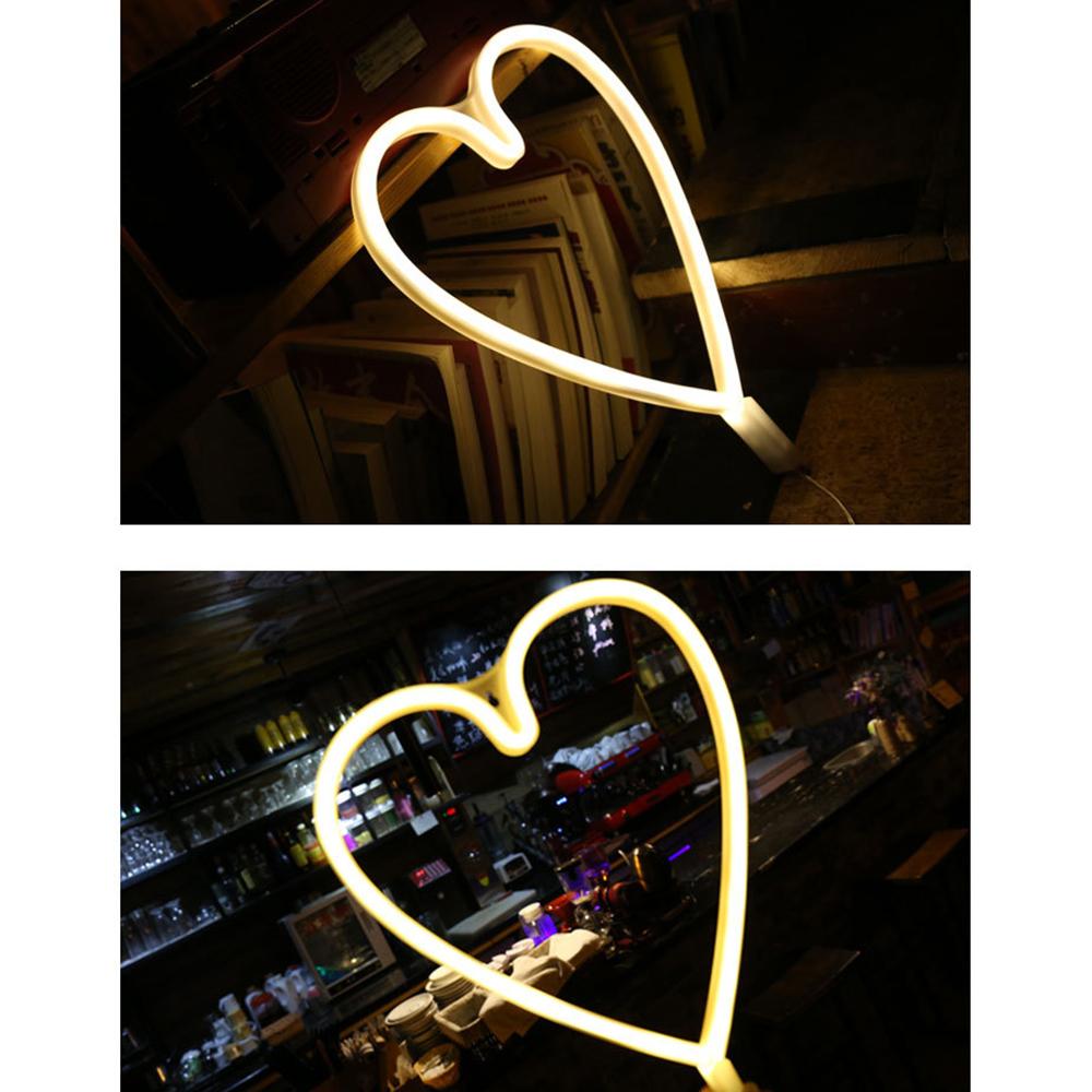 LEDNeon Light USB Battery Operated Neon Sign Decorative Lights Wall Decor for Christmas Thanksgiving Birthday Party