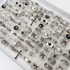 20Pieces Vintage Punk Rings Set For Women Men Mix Style Hip Hop Heart Snake Skull Eye Finger Ring Jewelry Party Gift