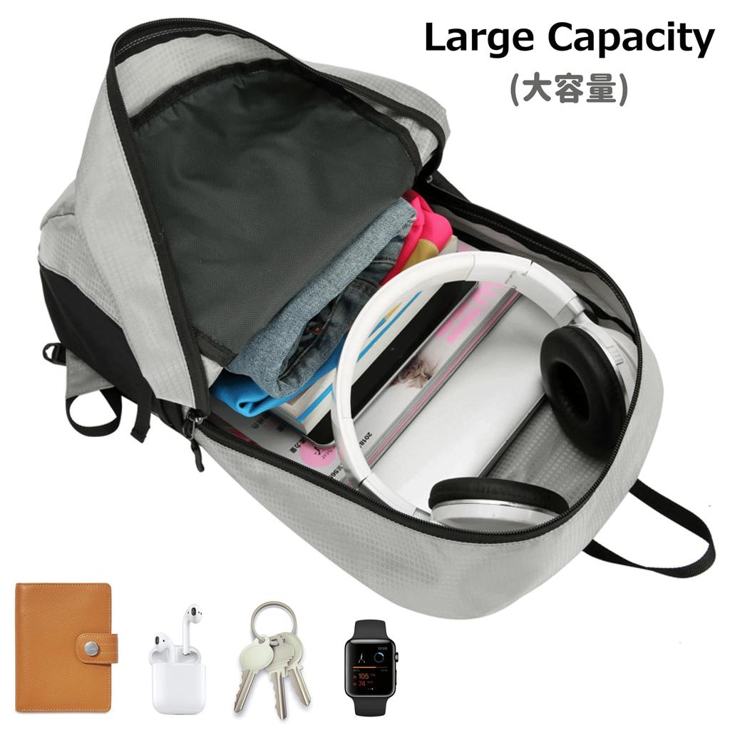 Azarxis Faltbarer Outdoor-Wanderrucksack 15L für Herren und Großartig für und Enthält Aufbewahrungstasche Rucksack, Tasche, Kapazität, Wasserdicht, Leicht, Stilvoll, Damen,