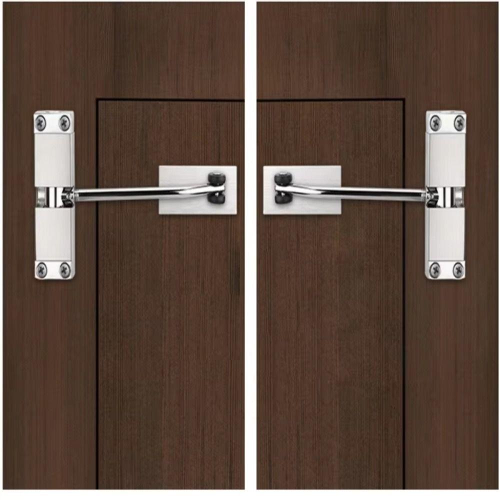 Aluminum Zinc Zinc Alloy Door Closing Device Adjustable Speed Spring Tension Door Closer  Security Doors