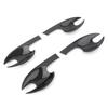 For Mazda CX-5 cx5 2017-21 Carbon Fiber pattern Outside Door Bowl Cover Trim 4p
