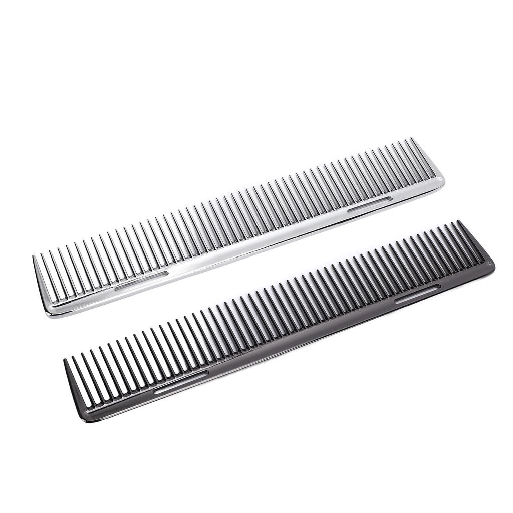 Grzebień fryzjerski Profesjonalny z drobnymi zębami Zapobiega ciepłu Metalowy aluminiowy do salonu Domowego strzyżenia Stylizacji Włosów