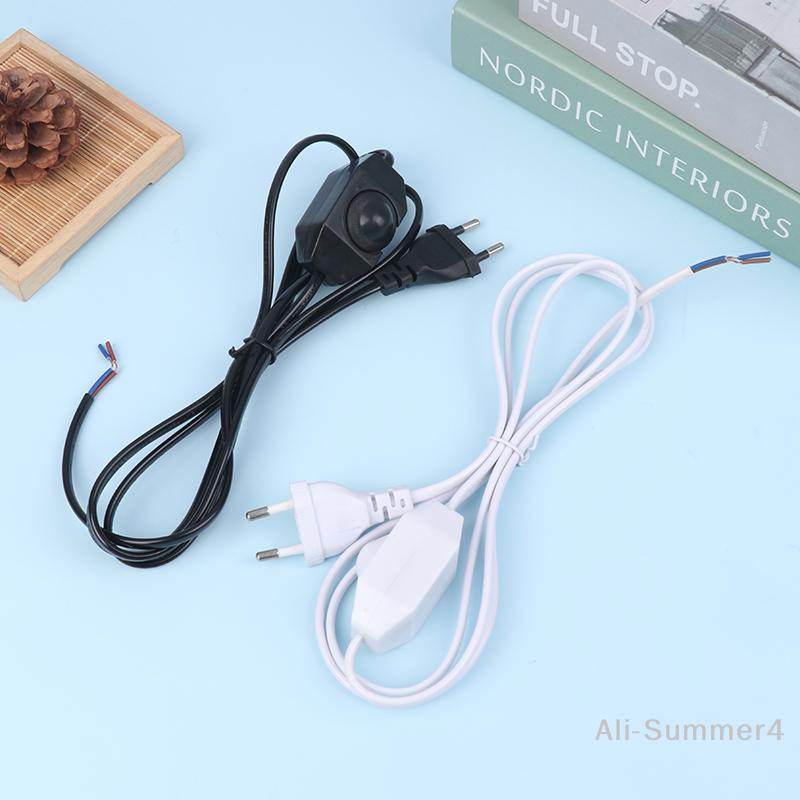1,8M Verlängerungskabel mit Dimmer EU-Stecker Schalter Stromkabel Schnur EU-Stecker Für Tischlampe 220V Stromkabel