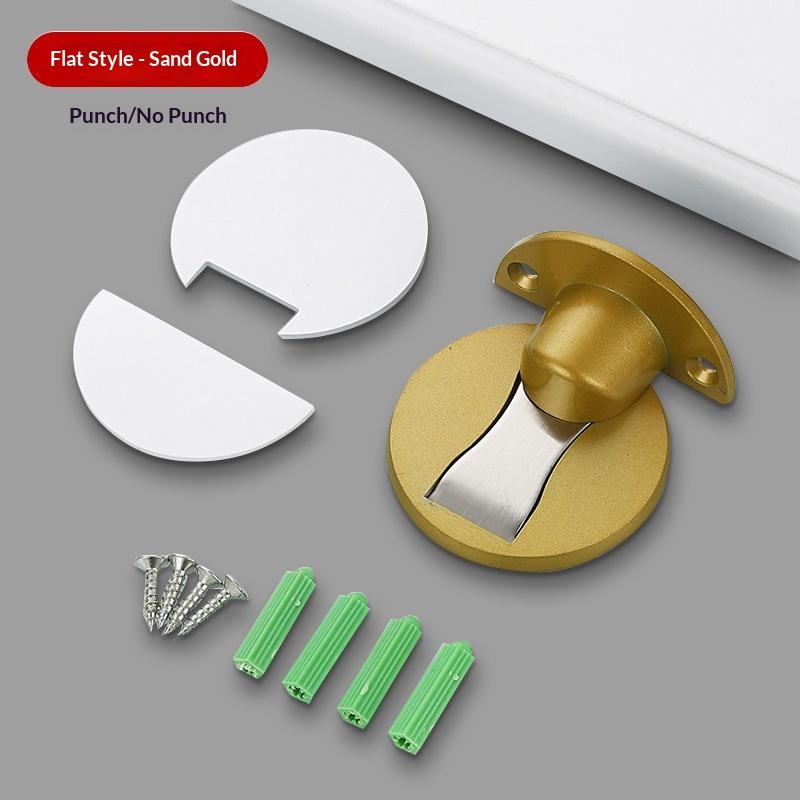 Adjustable Punch-free Magnetic Door Stopper Windproof Door Holder Safety Anti-collision for Kids Room Home Use