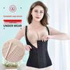 Women's Plus Size 6-Row Hook Abdomen Control Corset Top for Strong Upper Body Slimming
