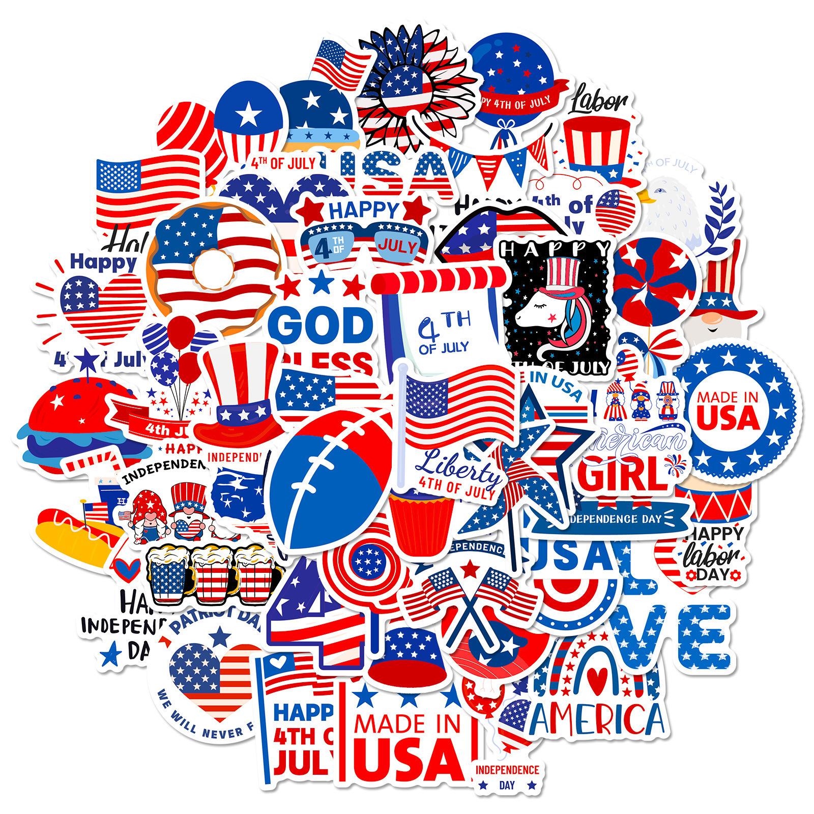 

50 American Decals American Love Butterfly Flag Decals Premium Durable Quality Useful Practical Reliable Efficient