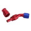 AN6 Hose End Fitting Swivel Cooling Oil Fuel Adaptor for Teflon45 Degrees