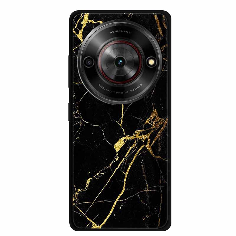For ZTE Blade A75 5G Case Luxury Marble Silicone Soft Phone Cover for ZTE Blade A75 5G Protective TPU Back Shell Coque Capa A 75