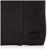 Lee Long Premium Soft Cowhide Genuine Round Black Wallet, Leather, Leather, Zipper,