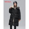 YAYA Women's Long Thickened Casual Duck Down Jacket YE3B600692H