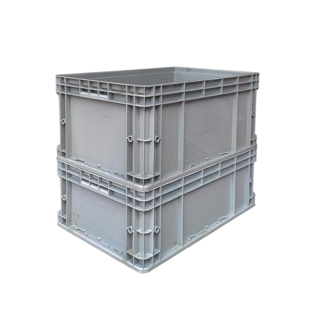 Large Rectangular Plastic Storage Box with Lid – Industrial Organizer & Tool Turnover Box
