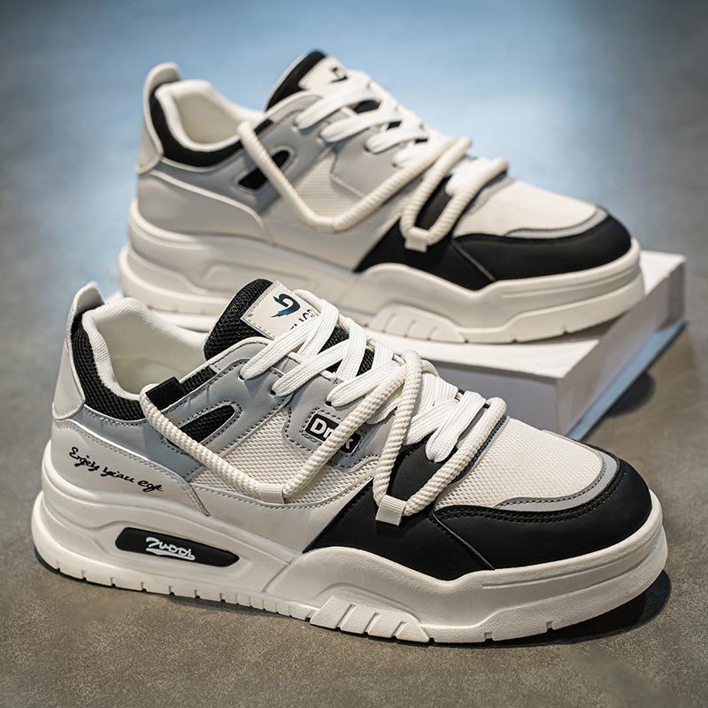 2025 summer men's shoes new breathable little white shoes men's trend versatile low-top sports shoes casual board shoes trendy shoes