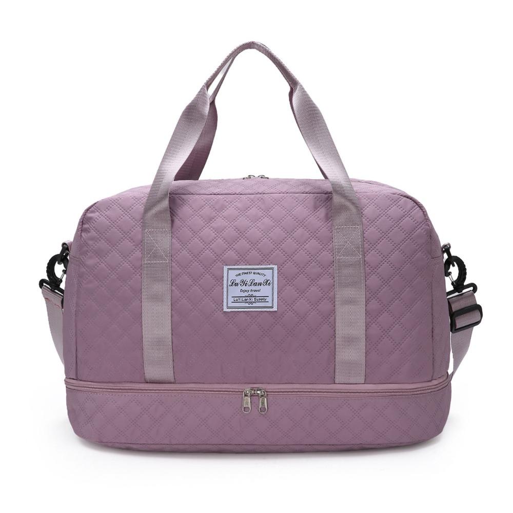 

Wet Dry Separation Carry On Travel Bag Oxford Storage Handbag Travel Tote Bag Women Men