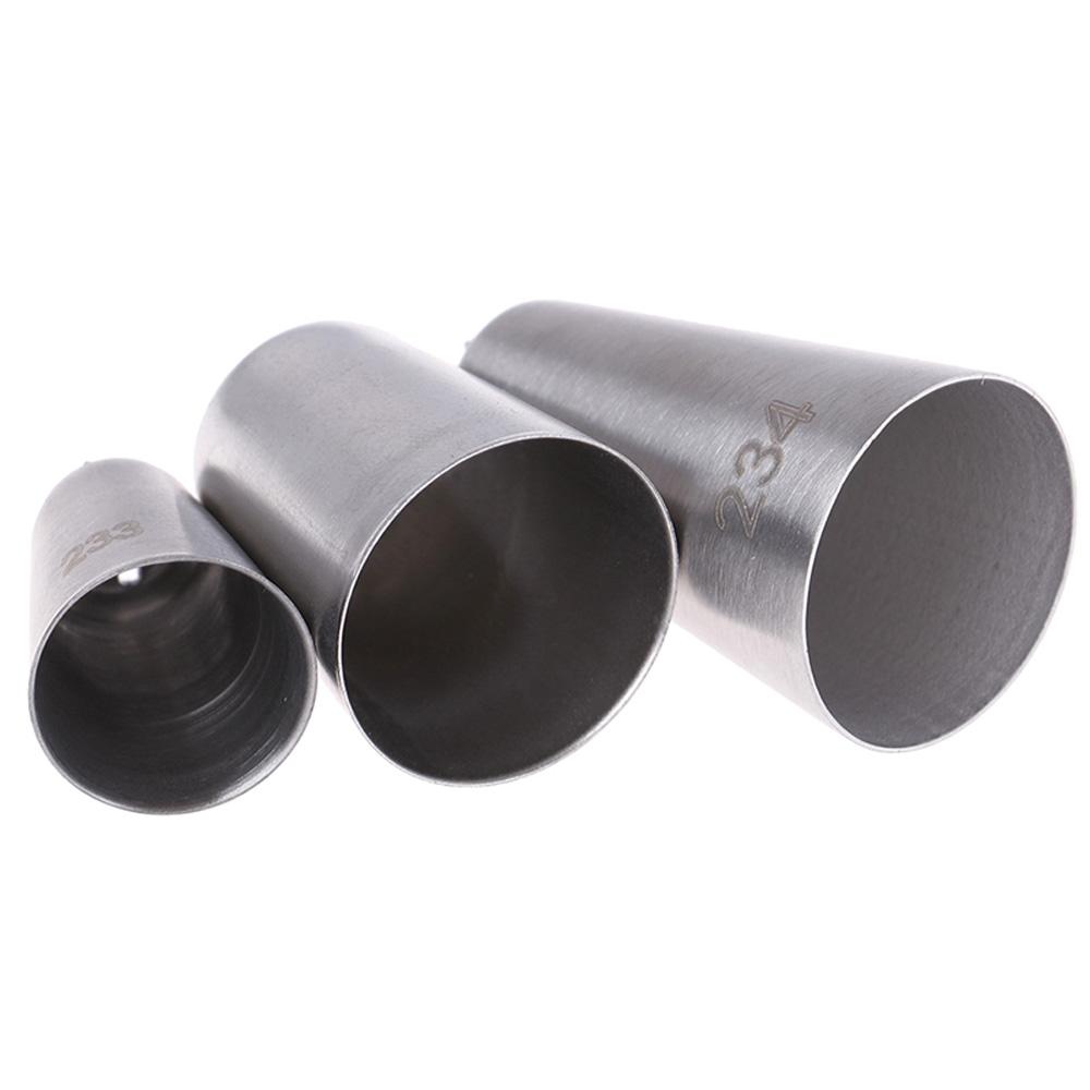 3Pcs Cupcake Fondant Baking Cream Icing Piping Cake Decorating Cake Nozzle Baking Tool