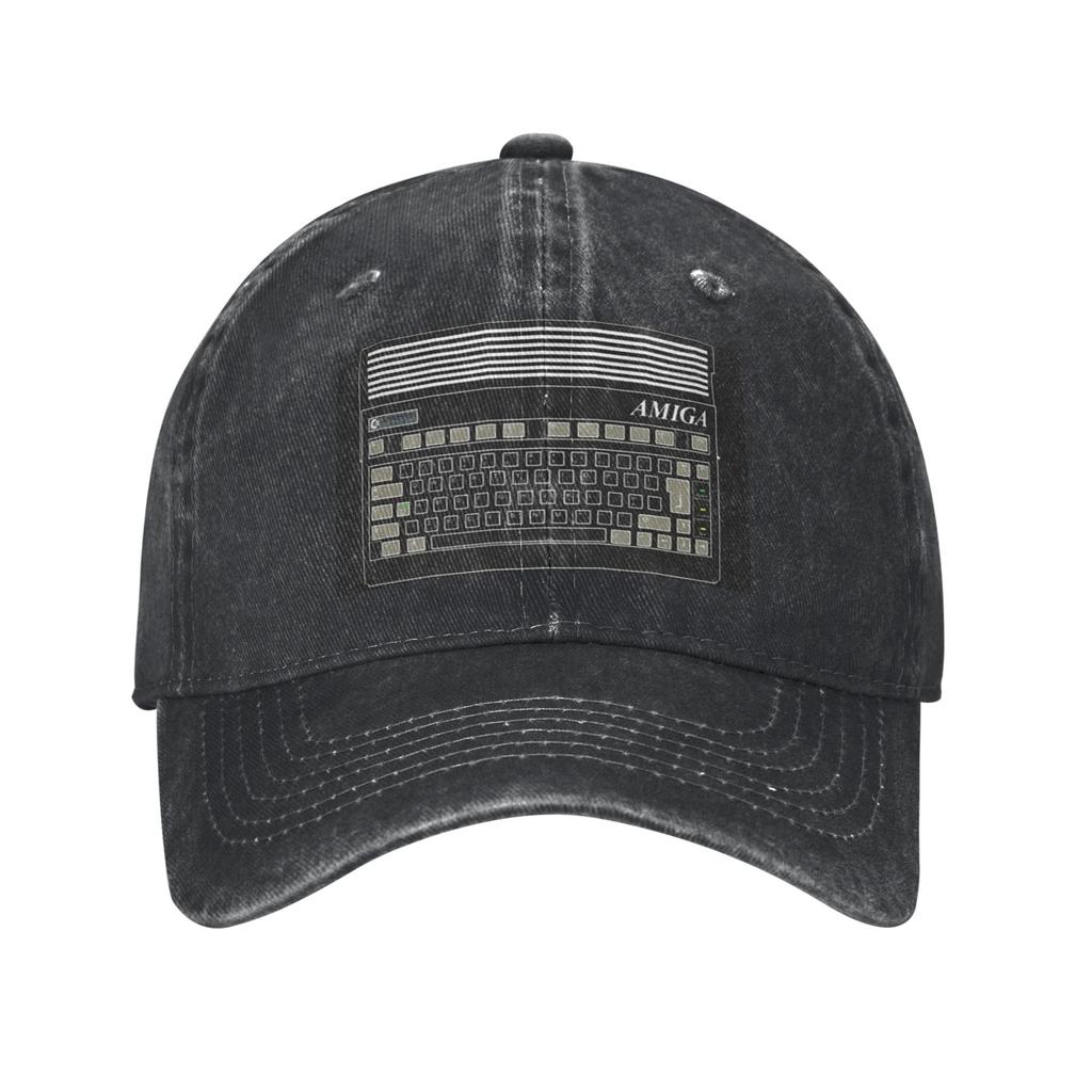 C64 Logo Computer  Baseball Caps Snapback Denim Hats Casquette Sports Baseball Cowboy Hat for Unisex Women