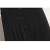 DIMANAF 2025 Plus Size Summer Elastic Skirts Casual Women Loose A-Line Skirt Pleated High Waist Fashion Vintage Maxi