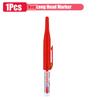 1-8pcs 32mm Long Head Markers Pen Multi-purpose for Woodworking Tile Decoration Deep Hole Marker Pens Red/Black/Blue/Green Ink