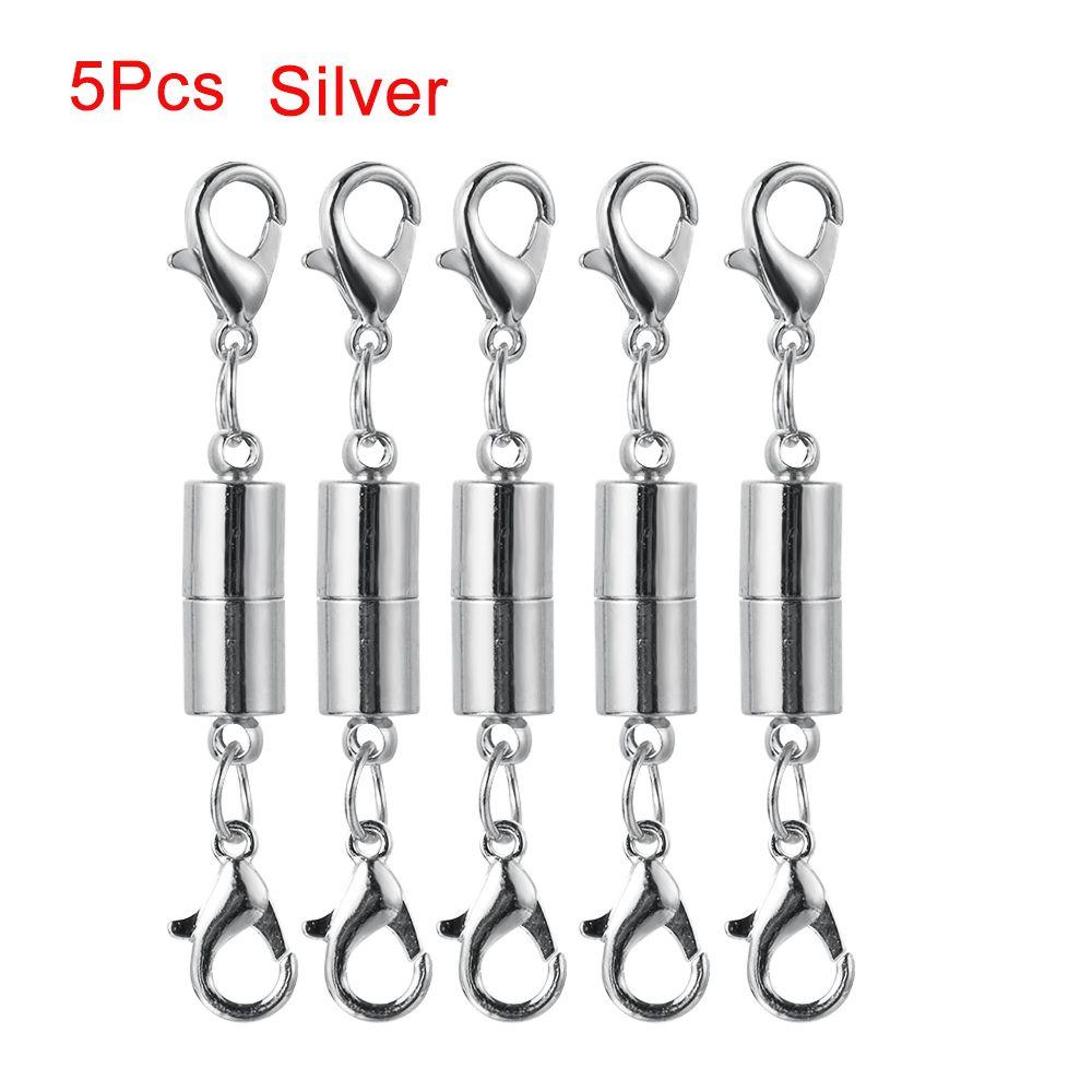 

DIY Connector Hook Magnetic Clasps Jewelry Making Supplies Necklace Bracelet Connector Buckle 5Pcs
