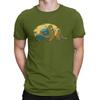 T-The Dragon Prince Cartoon Creative TShirt for Men Unhappy Round Collar Basic T Shirt Distinctive Birthday Gifts Tops