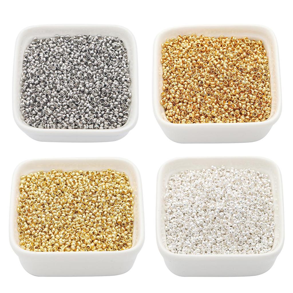 100PCS/Bag Copper Beads For DIY Handmade Jewelry