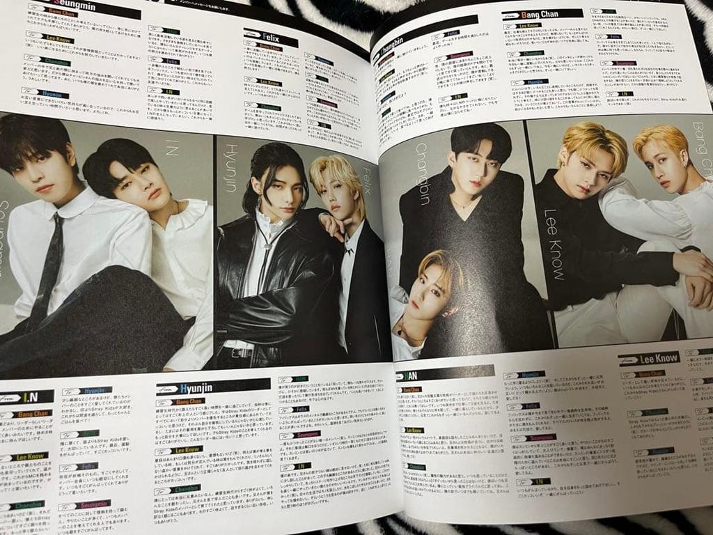 [USED] Stray Kids Magazine Supplement Stickers, Postcards, 5 Books