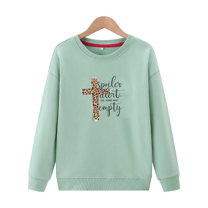 New Iron On Transfer Easter Cross Parches Ropa T-Shirt Clothes Stickers Heat Press Appliqued Diy Thermal Sticker Patch