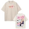2026 Anime My Dress-Up Darling T-shirt Marin Cartoon Washed T Shirt Men Women Clothing Summer Short Sleeve Loose Cotton Tee Tops