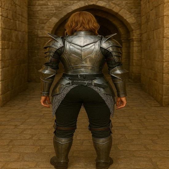 Medieval Lady LARP Armor for Halloween, Renaissance Fair  Cosplay  Women’s Knight Costume  Handmade Fantasy Warrior Outfit Handmade Armor