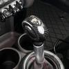 For Mini Cooper F54 F55 F56 F57 F60 Real Dry Carbon Fiber Gear Shift Knob Panel Cover Decoration Car Accessories Modification