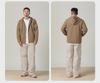 Men's 300g Antibacterial Zipper Hoodie - Simple, Casual, Solid Color, Lightweight Cardigan for Spring & Autumn