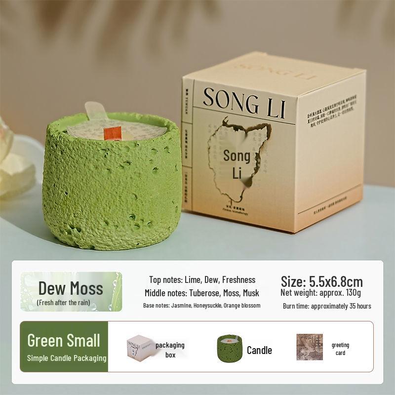 Luxury Cement Cup Aromatherapy Candle: Long-Lasting Fragrance and Elegant Ornament for a High-End Ambiance, Perfect Birthday Gift
