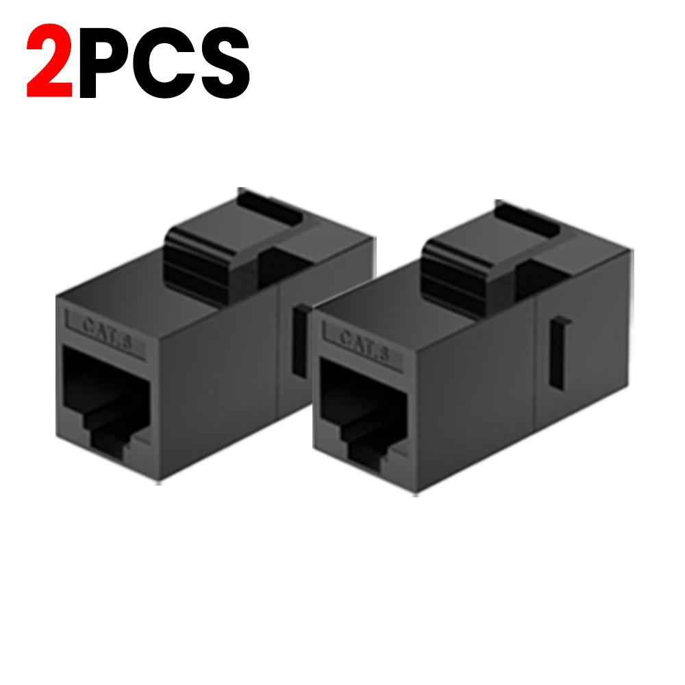 2-20pcs RJ45 Cat6 Coupler Ethernet Network Direct Connector Cable LAN Connector Ethernet Cable Female To Female Extender Adapter