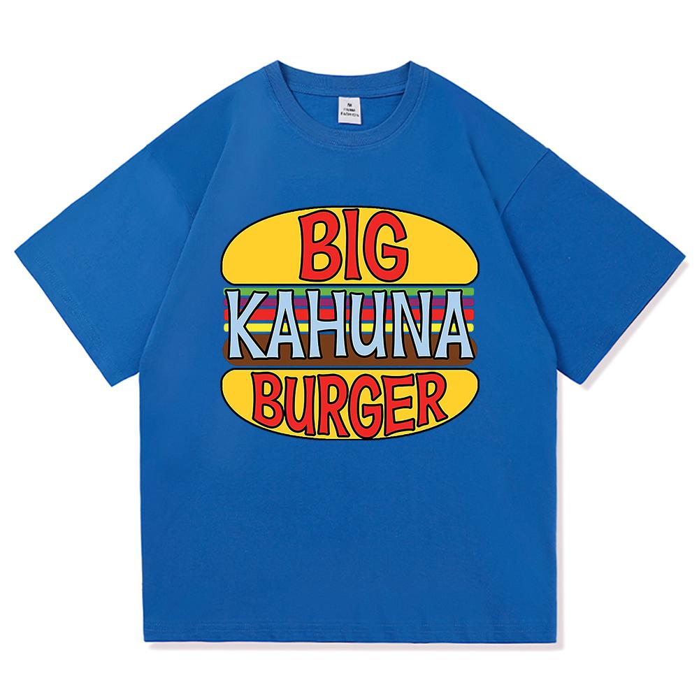 Funny Big Kahuna Burger T Shirt Healthy Breakfast Retro Fashion Men/women Clothing Vintage Harajuku High Quality Cotton Tshirts