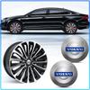 4pcs Car Wheel Center Hub Cap Stickers Rim Cover Emblem Decal For Volvo XC90 XC60 XC70 XC40 V90 V60 V40 C70 C30 S80
